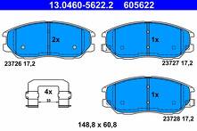 Передние тормозные колодки ATE 13.0460-5622.2 для SsangYong Rodius 1 пок.