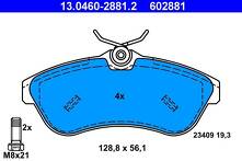 Передние тормозные колодки ATE  13.0460-2881.2