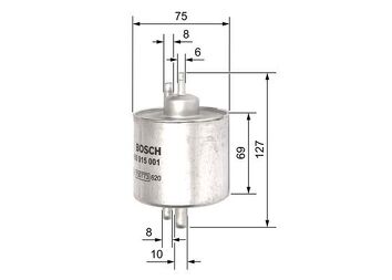 Bosch 0 450 915 001 <span>топливный фильтр</span>