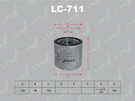 Масляный фильтр Lynx LC-711 LC-711