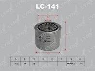 Масляный фильтр Lynx LC-141 LC-141