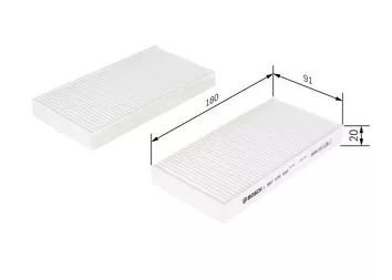 Bosch 1 987 435 008 <span>салонный фильтр пылевой</span>