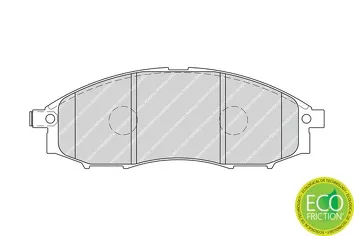 Ferodo Premier Eco Friction FDB1745 <span>тормозные колодки передние</span>