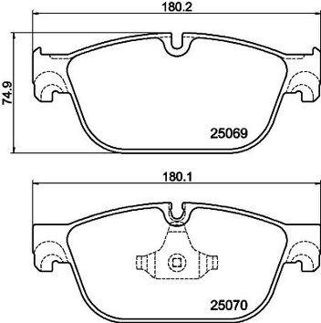 Hella Pagid 8DB 355 015-061 <span>тормозные колодки передние</span>