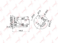 Топливный фильтр Lynx LF-971M LF-971M