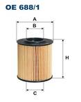 Масляный фильтр Filtron OE 688/1 OE 688/1