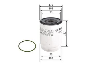 Bosch F 026 402 039 <span>топливный фильтр</span>