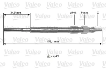 Valeo Glow <span>свеча накаливания 345219</span>