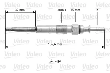 Valeo Glow <span>свеча накаливания 345134</span>