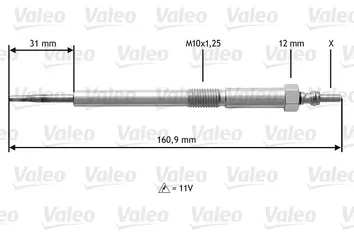 Valeo Glow <span>свеча накаливания 345217</span>