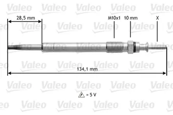Valeo Glow <span>свеча накаливания 345200</span>