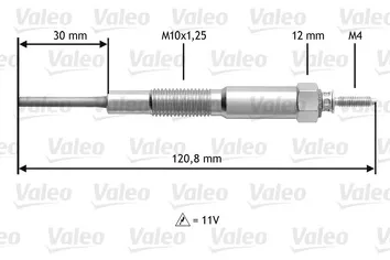 Valeo Glow <span>свеча накаливания 345173</span>