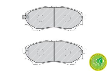 Ferodo Premier Eco Friction FDB1817 <span>тормозные колодки передние</span>