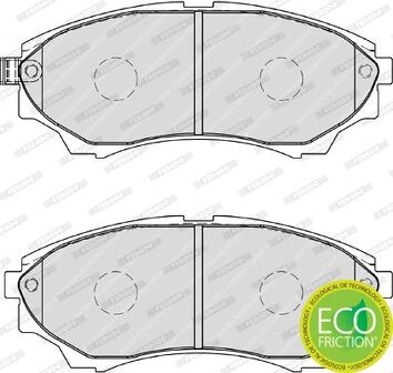 Ferodo Premier Eco Friction FDB1817 <span>тормозные колодки передние</span>