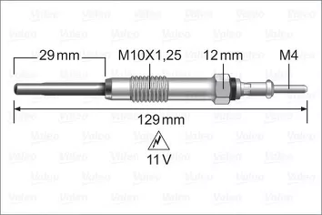 Valeo Glow <span>свеча накаливания 345232</span>