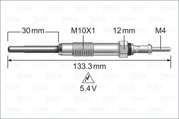 Valeo Glow <span>свеча накаливания 345243</span>