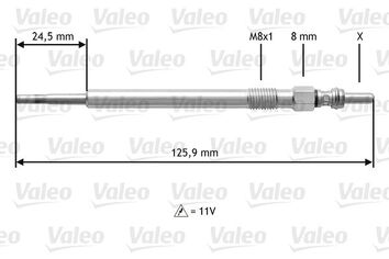 Valeo Glow <span>свеча накаливания 345164</span>