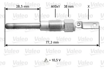 Valeo Glow <span>свеча накаливания 345197</span>