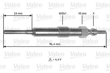 Valeo Glow <span>свеча накаливания 345171</span>
