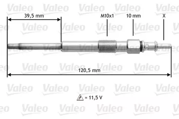 Valeo Glow <span>свеча накаливания 345194</span>