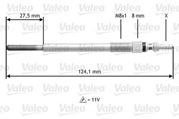 Valeo Glow <span>свеча накаливания 345138</span>