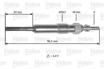 Valeo Glow <span>свеча накаливания 345172</span>