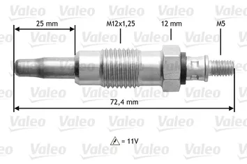 Valeo Glow <span>свеча накаливания 345119</span>