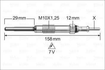 Valeo Glow <span>свеча накаливания 345260</span>