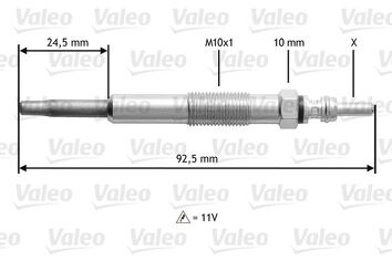 Valeo Glow <span>свеча накаливания 345109</span>