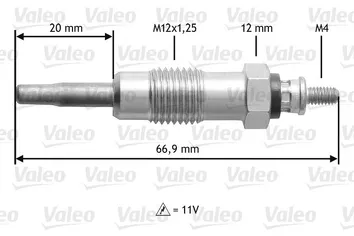 Valeo Glow <span>свеча накаливания 345111</span>
