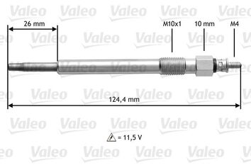 Valeo Glow <span>свеча накаливания 345162</span>