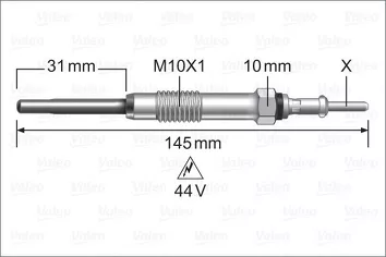 Valeo Glow <span>свеча накаливания 345234</span>