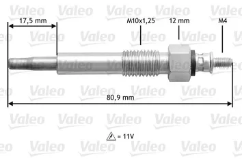 Valeo Glow <span>свеча накаливания 345160</span>