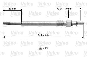 Valeo Glow <span>свеча накаливания 345188</span>