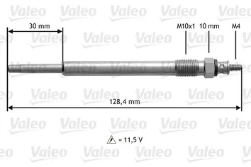 Valeo Glow <span>свеча накаливания 345179</span>