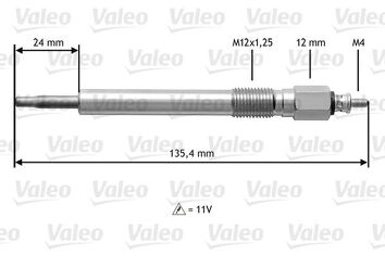 Valeo Glow <span>свеча накаливания 345178</span>