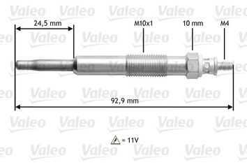 Valeo Glow <span>свеча накаливания 345106</span>