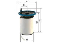 Топливный фильтр Bosch  F 026 402 212
