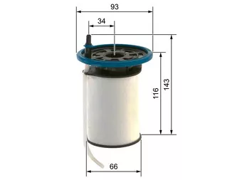 Bosch F 026 402 212 <span>топливный фильтр</span>