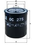 Масляный фильтр Mahle  OC 275