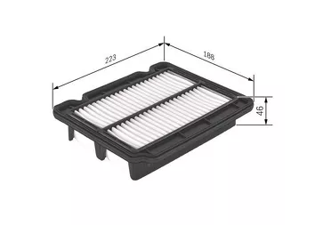 Bosch F026400043 <span>воздушный фильтр </span>