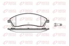 Передние тормозные колодки Remsa 1086.08 для Cadillac SRX 1 пок.