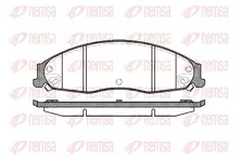 Передние тормозные колодки Remsa 0955.08 для Cadillac CTS 1 пок. / седан
