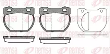 Задние тормозные колодки Remsa 0584.20 для Land Rover Defender 1 пок.