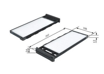 Bosch 1 987 435 006 <span>салонный фильтр пылевой</span>