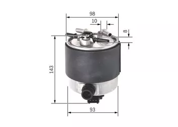 Bosch F 026 402 126 <span>топливный фильтр</span>