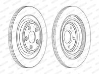 Тормозной диск Ferodo DDF1703C DDF1703C