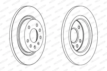 Ferodo Premier Coat+ disc DDF1288C <span>тормозной диск полный</span>