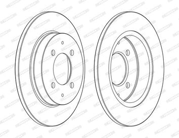 Ferodo Premier Coat+ disc DDF1622C <span>тормозной диск полный</span>