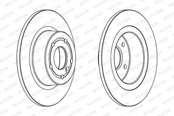 Ferodo Premier Coat+ disc DDF874C <span>тормозной диск полный</span>